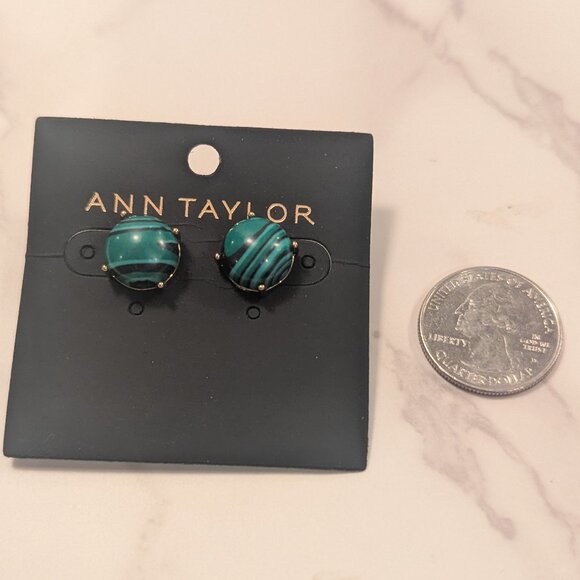Ann Taylor Marbleized Ball Stud Earrings - Picture 4 of 5